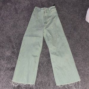 zara marine straight jeans